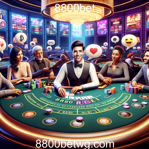 A Experiência Imersiva dos Jogos Ao Vivo no 8800bet